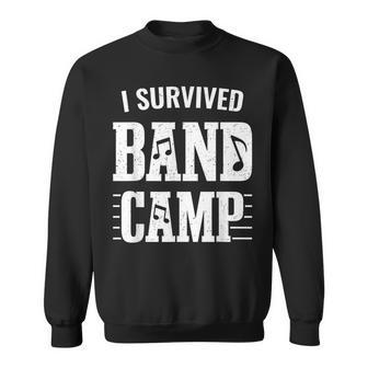 Funny Marching Band Gifts - I Survived Band Camp Sweatshirt - Seseable