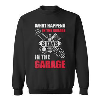 Funny Mechanic For Men Car Dad Garage Father Day Car Lover  Sweatshirt
