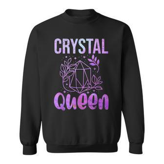 Mineral Collecting Crystal Queen Gemstone Digging Sweatshirt | Mazezy