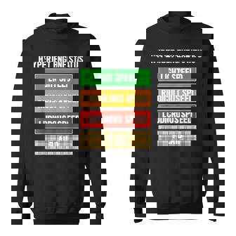 Nerdy Hyperjet Engine Status Ludicrous Speed Plaid Sweatshirt - Thegiftio