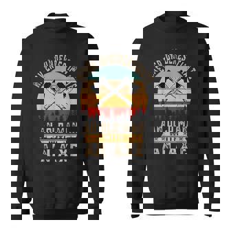 Funny Never Underestimate An Old Man With An Axe Throwing Old Man Funny Gifts Sweatshirt | Mazezy