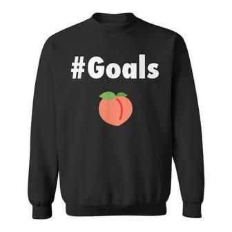 Peach Goals Gym Sweatshirt | Mazezy