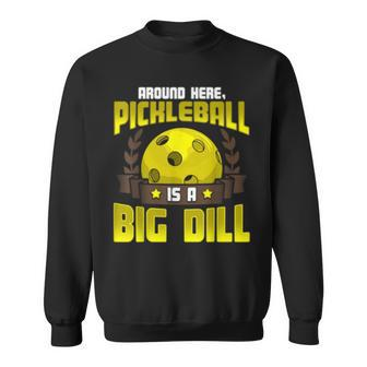 Funny Pickleball Pun For Dink Masters Sweatshirt | Mazezy