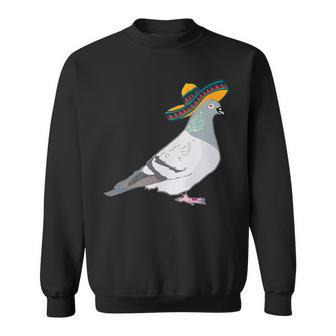 Pigeon Pigeons With Sombrero Hat Fun Sweatshirt | Mazezy UK