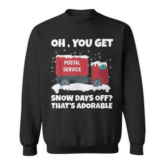 Postal Worker Christmas Joke Mailman Sweatshirt - Thegiftio UK