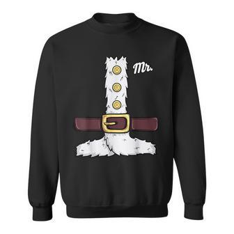 Santa Claus Matching Couples His And Her Mr Mrs Mens Sweatshirt | Mazezy DE