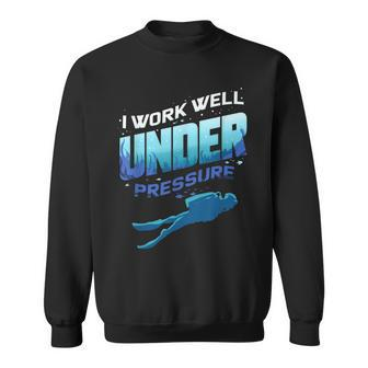 Scuba Diver For Underwater Quote Freediving Sweatshirt | Mazezy