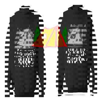 Funny Tent Camping Girl This Girl Loves Camping Sweatshirt | Mazezy