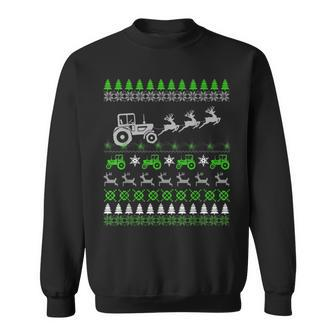 Tractor Farmer Ugly Christmas Sweaters Sweatshirt | Mazezy