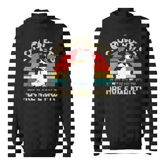 Funny Tricolor Corgi Butts Drive Me Nuts Gifts For Lover Sweatshirt | Mazezy