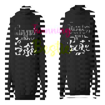 Funny Twin Matching Twins Day Friend Twinning With My Bestie Sweatshirt - Seseable