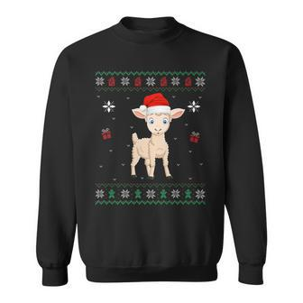 Ugly Xmas Sweater Style Matching Sheep Christmas Sweatshirt | Mazezy