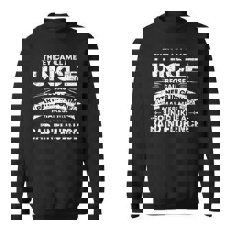 Funny Uncle Gift Fun Distressed Uncle Sweatshirt | Mazezy