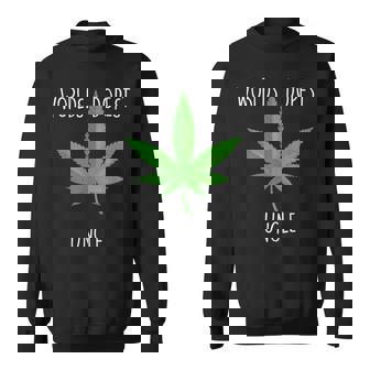 Funny Uncle Gift Uncle 420 Weed Gift Worlds Dopest Uncle Sweatshirt | Mazezy