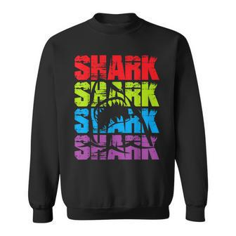 Funny Vintage Shark Design For Basking Goblin Shark Lovers Sweatshirt | Mazezy