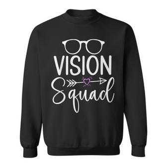 Funny Vision Squad Optometrist Optometry Doctor Optometrist Sweatshirt | Mazezy