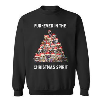 Fur-Ever In The Christmas Spirit Dog Lover Man's Best Friend Sweatshirt | Mazezy
