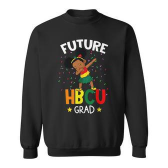 Future Hbcu Grad Graduate Afro Black Girl College Graduation Sweatshirt - Seseable