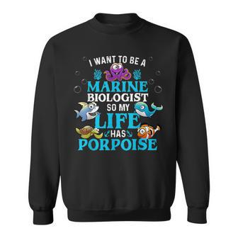 Future Marine Biology Gift Kids Ns Cool Science Biologist Sweatshirt | Mazezy