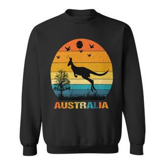 G Day Mate Kangaroo Aussie Animal Australia Flag Australia 2 Sweatshirt - Monsterry AU