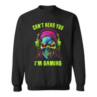 Gamer For Boys Ns Video Gaming Skull Sweatshirt - Seseable