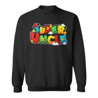 Gamer Super Uncle Gamer For Uncle For Uncle Sweatshirt - Thegiftio UK