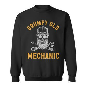 Garage Automechanic Car Guy Grumpy Old Mechanic  Gift For Mens Sweatshirt
