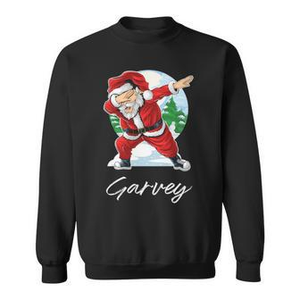 Garvey Name Gift Santa Garvey Sweatshirt - Seseable
