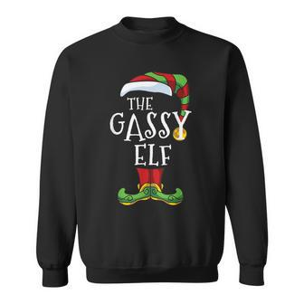 Gassy Elf Family Matching Christmas Group Sweatshirt | Mazezy