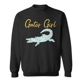 Gator Girl Alligator Lover Zookeeper Crocodile Sweatshirt - Thegiftio UK