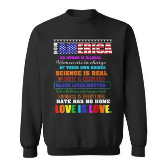 Gay Lesbian Lgbt 4Th Of July Month Sweatshirt | Mazezy AU
