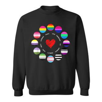Gay Pride Lgbtq Rainbow Lgbt Pride Sweatshirt - Seseable
