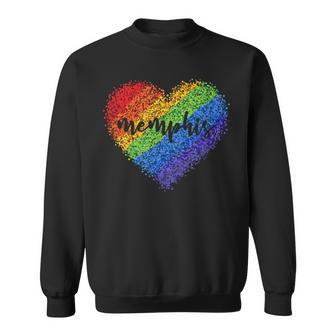 Gay Pride Memphis Lgbtq Lesbian Gay Bi Trans Sweatshirt | Mazezy