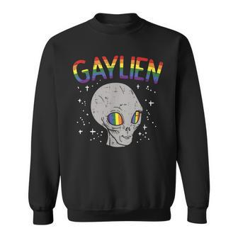Gaylien Quote Space Pride Sexual Orientation Asexual Alien Sweatshirt | Mazezy