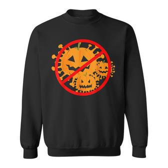 Germs Pumpkin Antibacterial Jack O' Lantern Halloween Halloween Sweatshirt | Mazezy