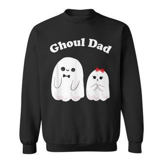 Ghoul Dad Daddy Ghost Father Halloween Costume Sweatshirt - Seseable