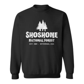 For Hikers & Campers Shoshone National Forest Sweatshirt | Mazezy