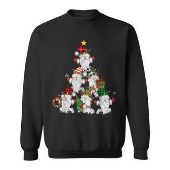 Gnome Christmas Tree Gnomies Matching Family Pajamas Xmas Sweatshirt | Mazezy