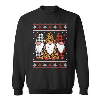 Gnome Ugly Christmas Sweater Matching Santa Xmas Holiday Sweatshirt - Monsterry