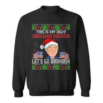 Lets Go Brandon Ugly Christmas Sweater Sweatshirt - Monsterry AU