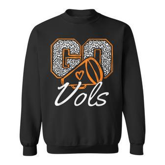 Go Chear Tennessee Orange Plaid Tn Lovers Sweatshirt - Seseable