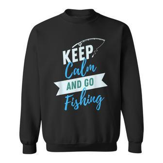 Go Fishing Gift From Kids Fathers Day Dad T Sweatshirt | Mazezy
