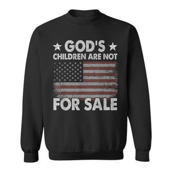 Gods Children Are Not For Sale Christian Gods Children Men Sweatshirt | Mazezy