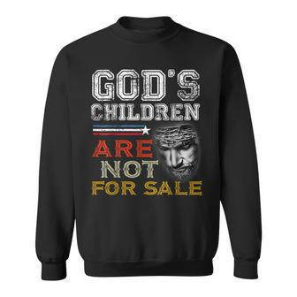 Gods Children Are Not For Sale Vintage Gods Children Sweatshirt | Mazezy UK