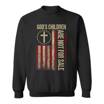 Gods Children Are Not For Sale Vintage Gods Children Sweatshirt | Mazezy AU