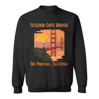 Golden Gate Bridge San Francisco California Souvenir Sweatshirt | Mazezy