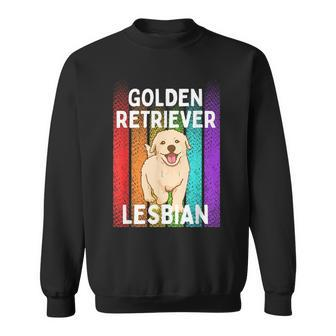 Golden Retriever Lesbian Sweatshirt | Mazezy
