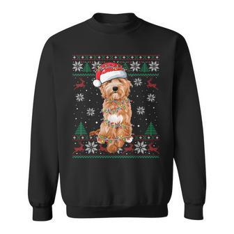 Goldendoodle Christmas Ugly Sweater Dog Lover Xmas Sweatshirt | Mazezy