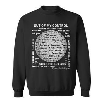 Golf Out Of My Control Sweatshirt - Seseable