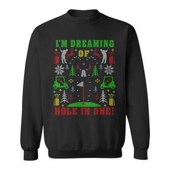 Golfing Golf Lover Ugly Christmas Sweater Party Sweatshirt - Monsterry DE